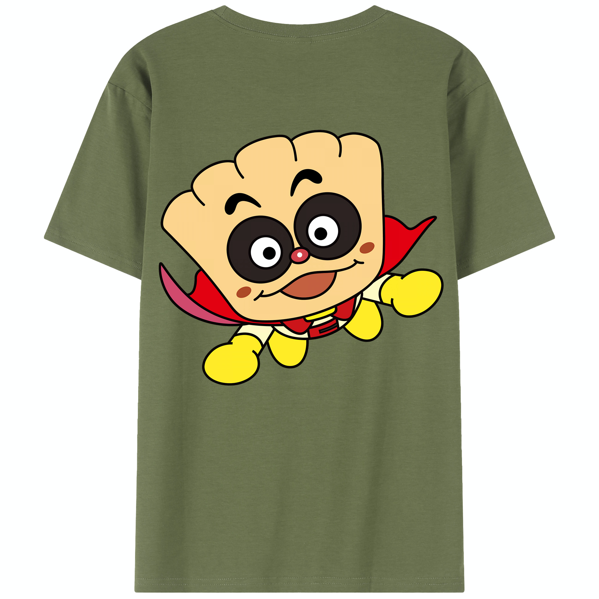 （画像用） アンパンマン Anpanman 綿100％半袖Tシャツ（背面プリント）